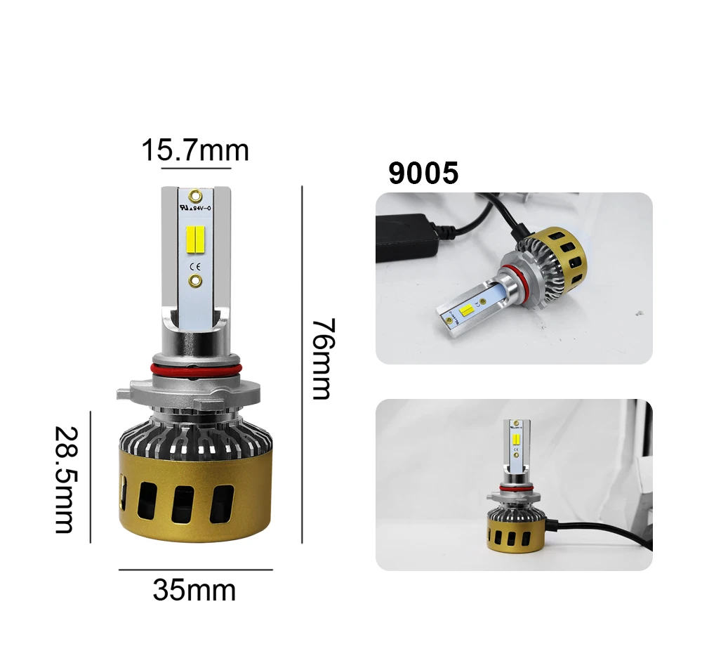 Roadsun H4 светодиодный налобный фонарь H1 H7 H11 HB3 HB4 H8 светодиодный фонарь для автомобиля, три цвета, Переменная температура 3000K 4300K 6000 K, автомобильная лампа