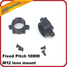 M12 крепление объектива ABS Крепление объектива камеры Крепление объектива ABS держатель объектива фиксированный шаг 18 мм CY-12x0.5(18 мм) B