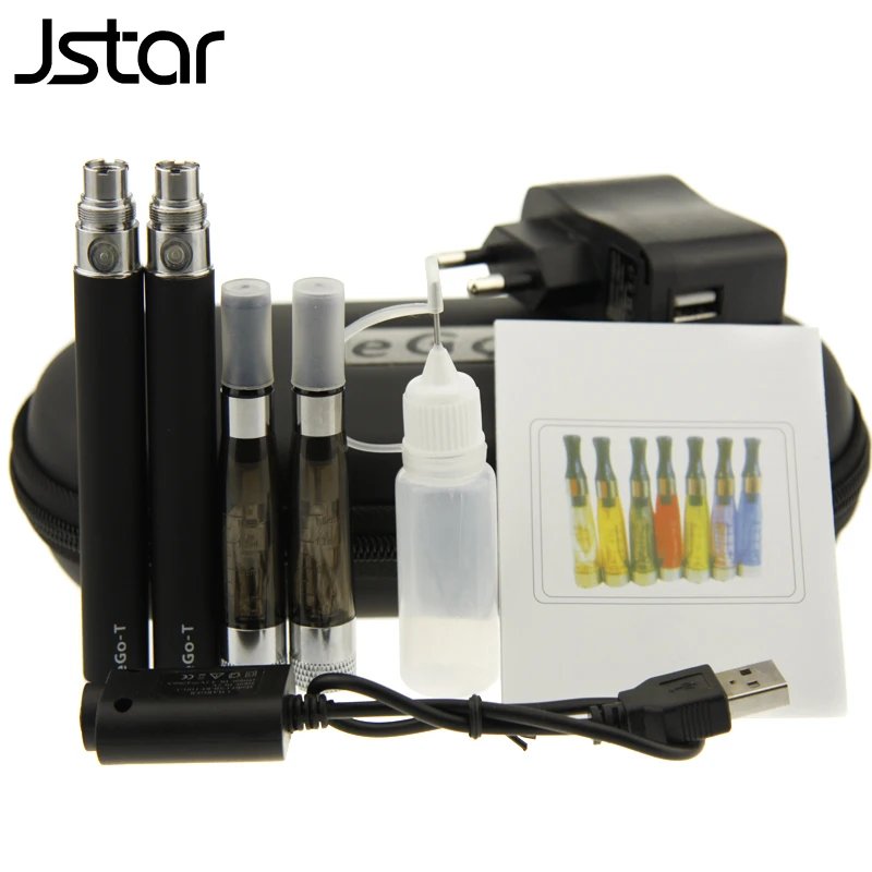 

Jstar Ego CE4+ Electronic Cigarette kits 650mah 900mah 1100mah ego Battery Colorful CE4 Plus Atomizer Double Cigarette Kits