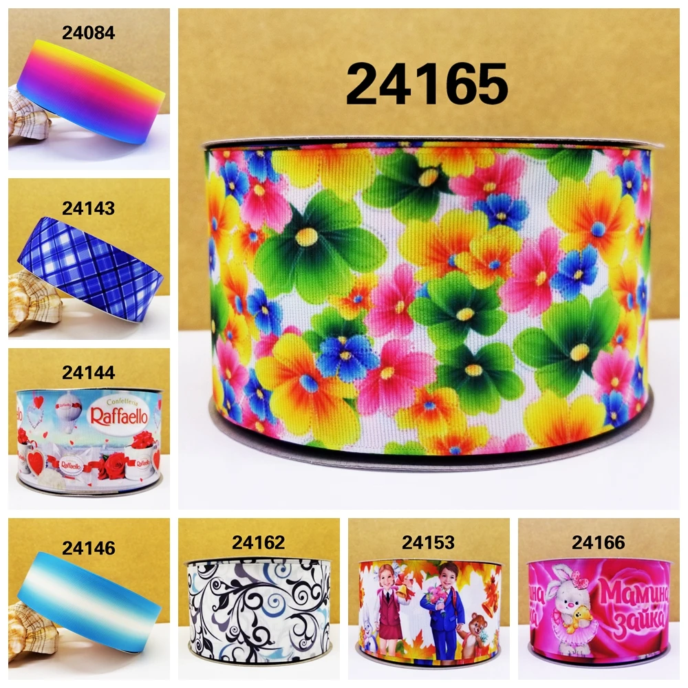 

Free shipping 2016 new arrival ribbons Hair Accessories ribbon 10 yards printed grosgrain ribbons 24084