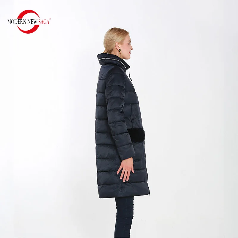 Modern New SAGA 2019 Autumn Women Jacket Zipper Women Hooded Coat High Quality Thick Cotton Padded Jacket Women Parkas Warm