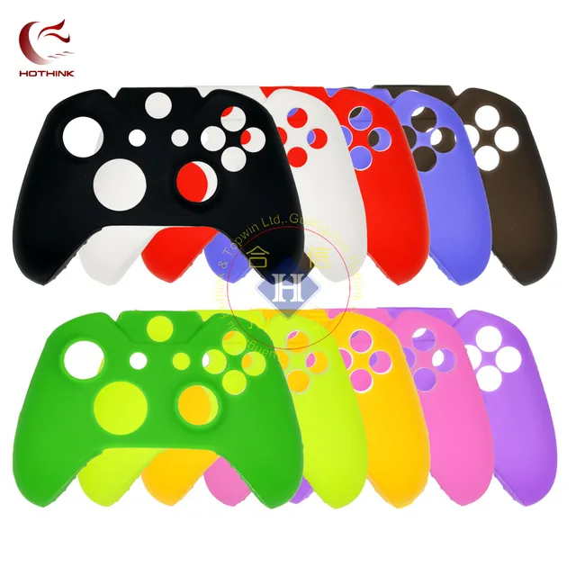 Cheap HOTHINK 10 colors Protective Silicone Case Cover For Microsoft XBOX ONE Controller Gamepad