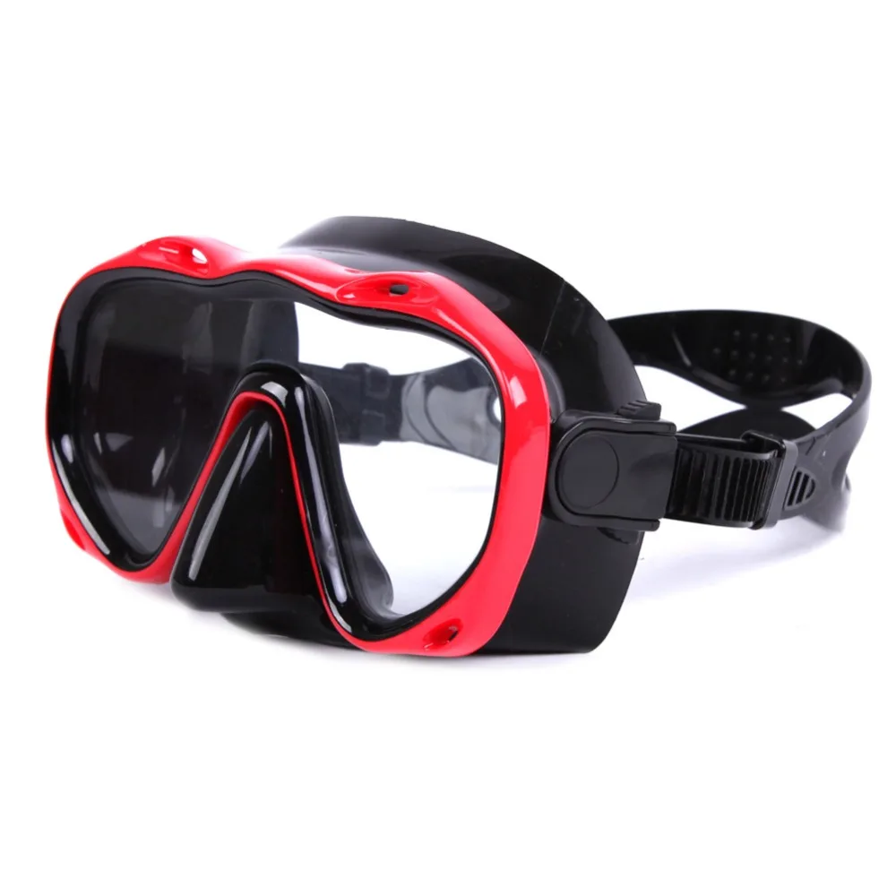 Бренд взрослых Профессиональный открытая плавательная дайвинг маски очки закаленное Стекло снаряжение для дайвинга Подводная маска для охоты