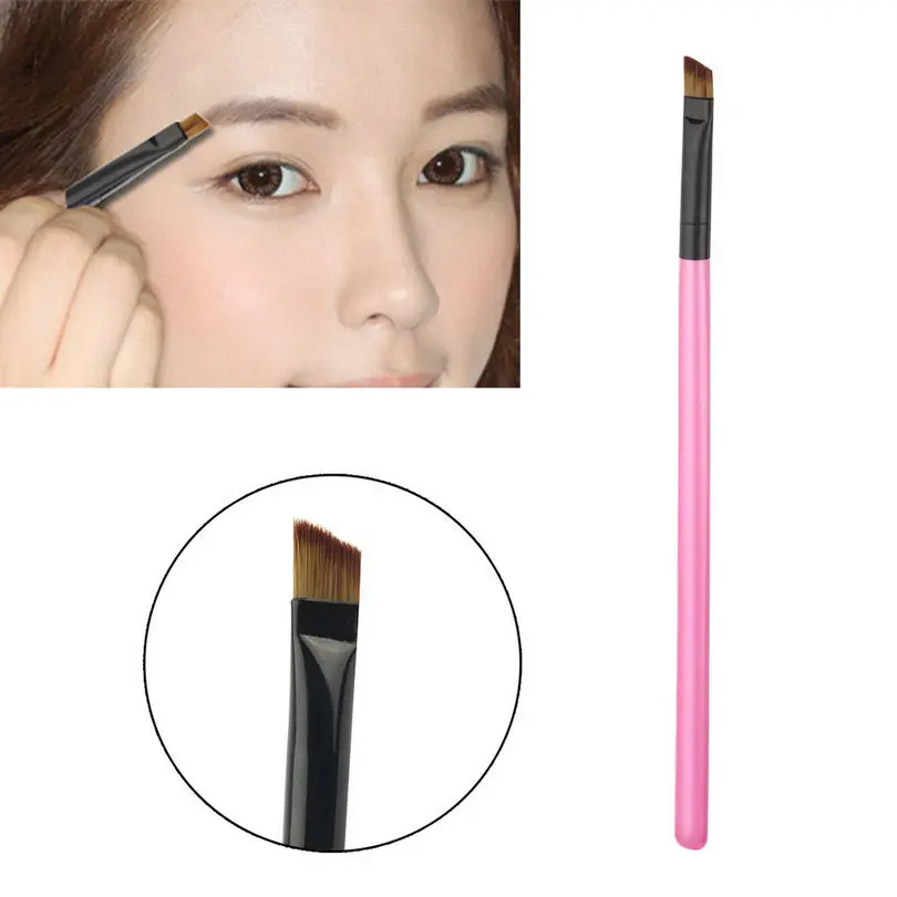 

1PC Super Soft Professional Oblique Makeup Eyebrow Brush Eyeshadow Blending Angled Brush Comestic Make up Tool