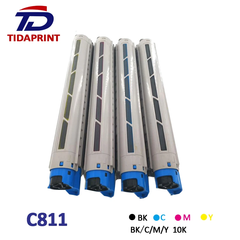 

TIDAPRINT Remanufactured Laser Toner Cartridges for OKI C811 with High Quality Toner Powder 10000 pages