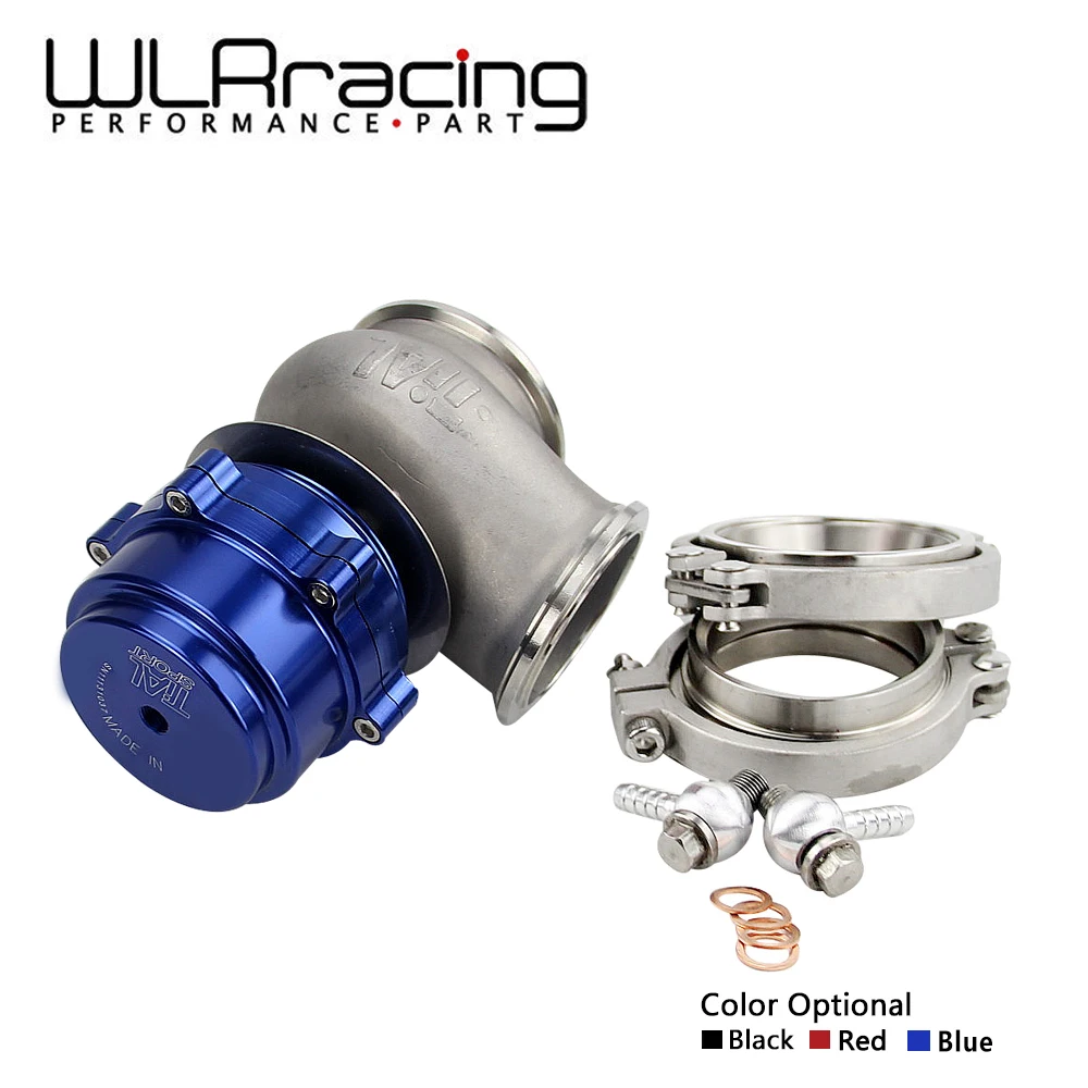 

WLRING STORE- TL Racing Billet Aluminum Car 60MM Vband V60 Flange Turbo Wastegate For BMW Subaru Honda with logo WLR5835