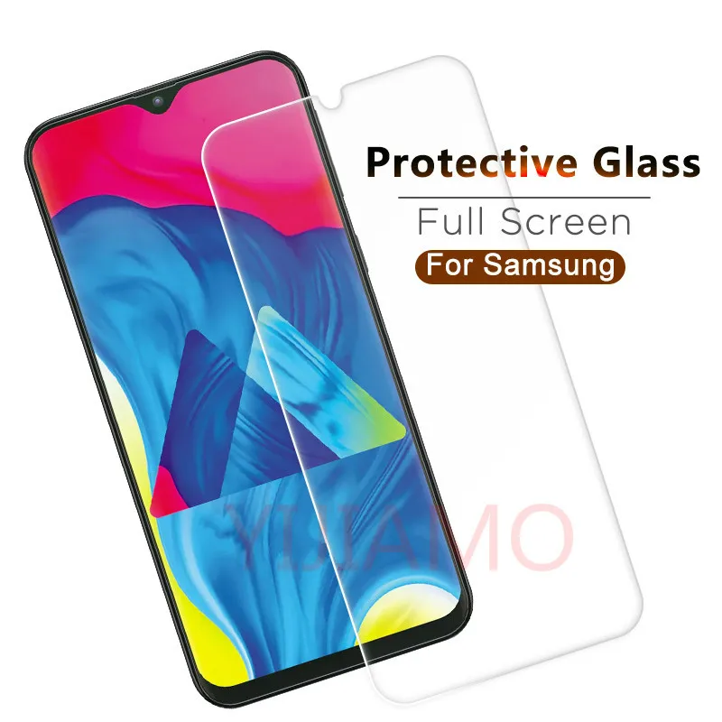 

For Samsung Galaxy A30 A50 M10 M20 Tempered Glass Film A10 Screen Protector A9Pro 2019 A7 A6 A8 Plus Toughened Protective glass