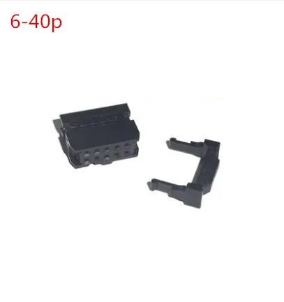 

10 комплектов, 2,54 мм, разъем IDC, 2x5 Pin, двухрядный шаг, FC, разъем IDC
