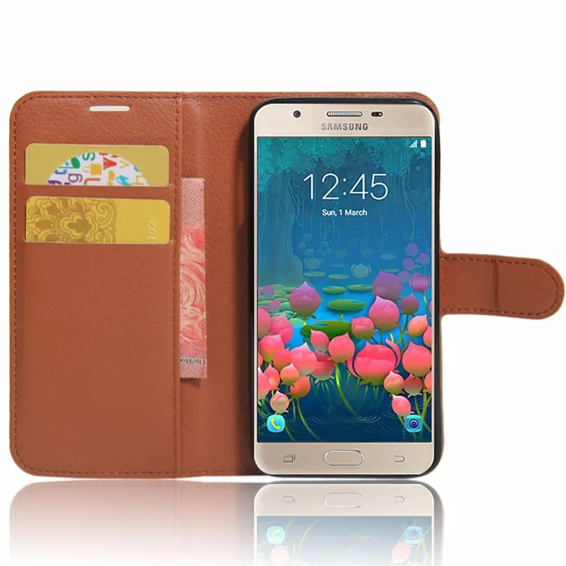 Luxury Wallet PU Leather Back Cover Phone Case For Samsung Galaxy J5 Prime G570 G570F SM-G570F Case Flip Bag With Card Holder (6)