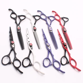 

6.0" 17.5cm Purple Dragon Thinning Scissors Cutting Shears Haircuts Salon Styling Tool Professional Hairdressing Scissors Z1019