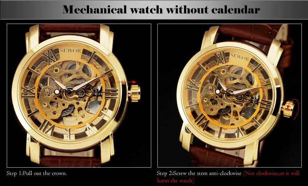 Новая мода, горячая Распродажа, женские часы со скелетом, стразы, полностью нержавеющая сталь, механические, самовзводные, женские наручные часы