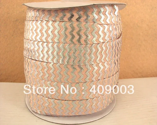 

50Y6448 kerry ribbon diy 5/8''silver elastic Ribbon