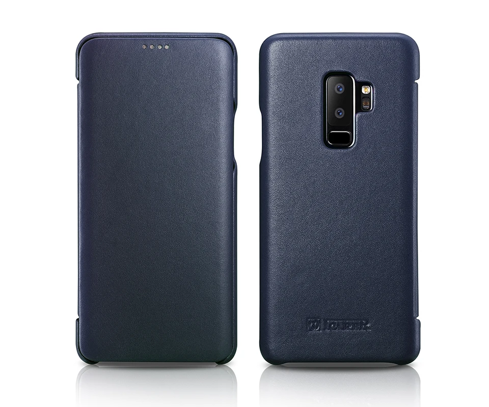 Icarer para Samsung Além de Luxo de Couro Tampa do Case da Aleta para Samsung Case Galaxy Genuíno Plus Completa Proteger Cases s9 - 8 High Quality Telefonia e Comunicação