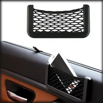 

by DHL or Fedex 500pcs Delicate Automotive Bag With Adhesive Visor Car Net Organizer Pockets Net Hot Selling