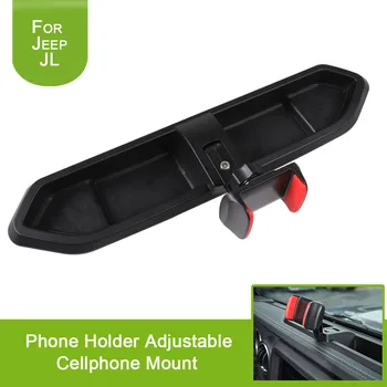 

Adjustable Cellphone Mount Phone Holder For Jeep Wrangler JL JLU 2018 Dashboard For iPhone 6/7/8 Plus Samsung S7/8 Car Styling