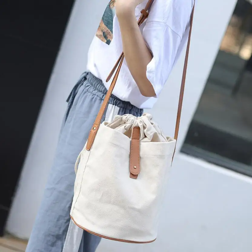 

KUJING Ladies' Handbags High Quality Canvas Women's Shoulder Messenger Bags Art Leisure Canvas Bags Hot Fashion Women's Bags
