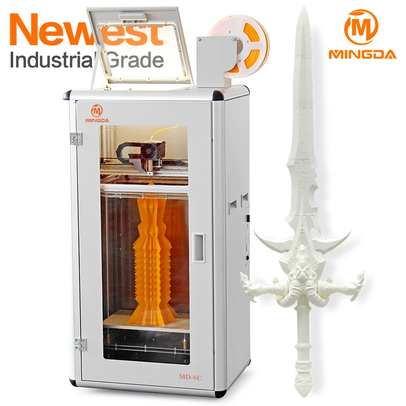 

Made In China MINGDA 3d Printer MD-6C build size 300*200*500mm Desktop 3D Printer China supplier