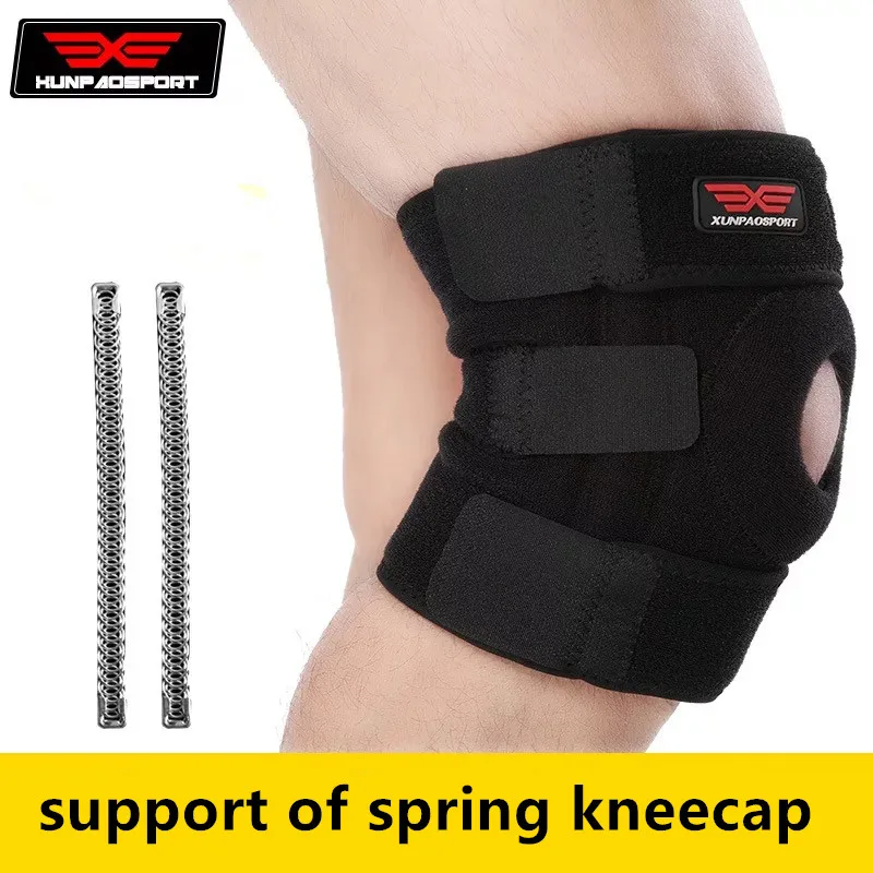 1 Pcs Sports Knee Support Climbing Riding Nonslip Spring Knee Pads