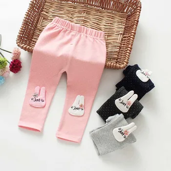

Children's Clothing Baby Cotton Pants Children Leggings Trousers Spring Baby Clothes Girl Stretchy Warm Trousers