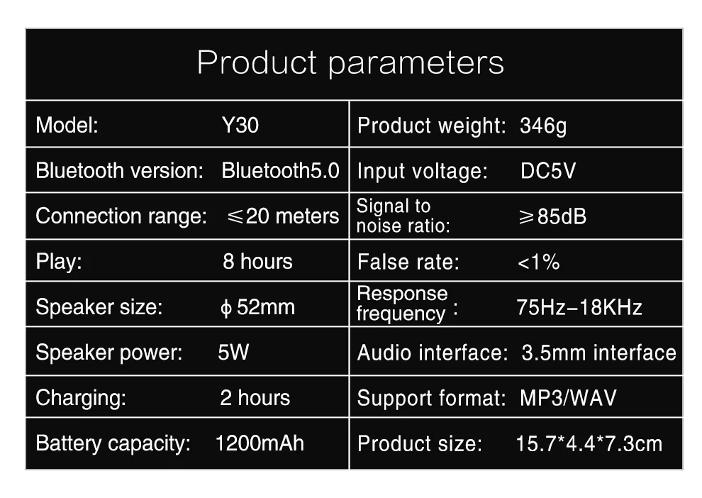 Portable wireless Bluetooth Speaker with FMradio and Stereo 3D Bass Sound Water&Dust&Fall Proof Handfree 1200mah Built-in Power