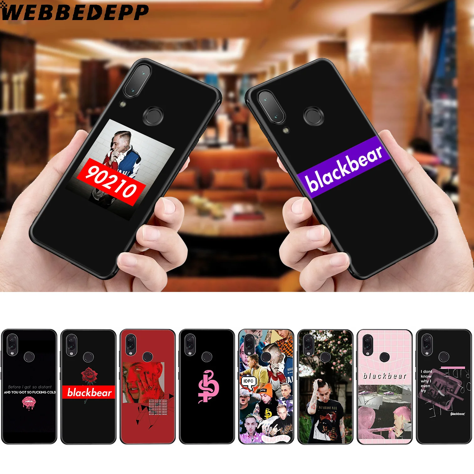 WEBBEDEPP Blackbear Rapper Soft Case for Xiaomi Redmi K20 7A 4A 4X 5 5A 6 6A S2 Note 8 4 7 Pro Plus Prime |