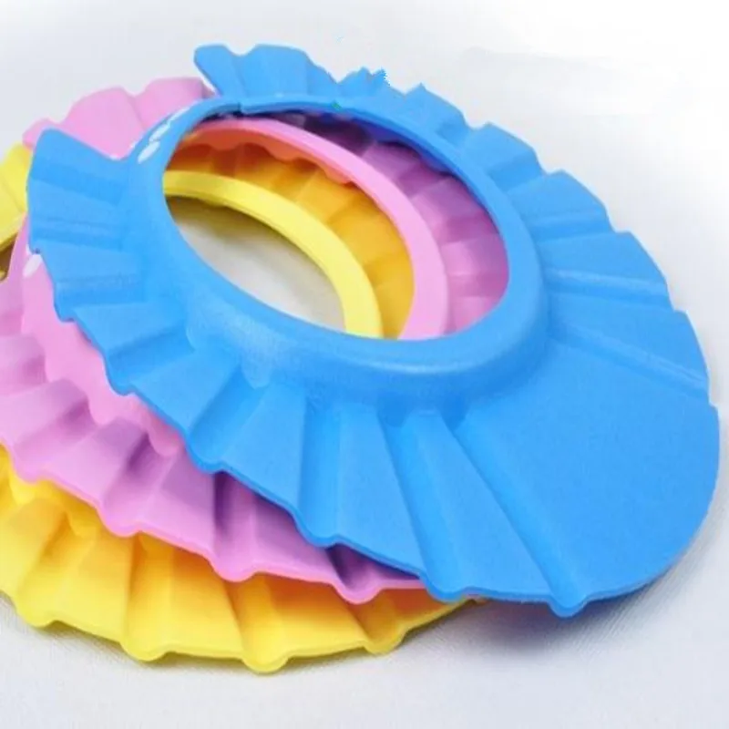 Baby shampoo cap Adjustable size shower cap Safe and odorless Safety shampoo cap Baby Care Products Thicker models Baby special