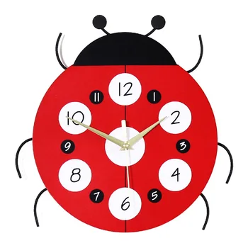 

2019 new arrival Cartoon Creative living room resin clocks bedroom children's room decoration electronic mute wall clocks