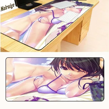 

Mairuige Sexy Lingerie Girl Anime Free Shipping Large Black Over Lock Seaming Laptop Mouse Pad 900 * 400 * 3 Mm