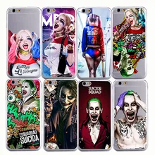 

Suicide Squad Joker Harley Quinn Margot Robbie DC Comics Soft Silicone Phone Case Cover for Iphone 5S SE 6 6S Plus 7 8 Plus X 10