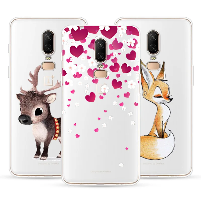 

For OnePlus 5 6 Case Soft Silicone TPU Fashion Pattern Painted OnePlus 5 5T 6 6TCase Cover For One plus 5 5T 6 6T Back Cover