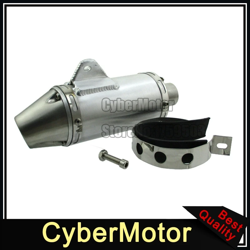 38mm Exhaust Muffler T4 Style For 125cc 140cc 150cc 160cc 190cc CRF50 KLX110 Pit Dirt Bike 38mm Exhaust Muffler T4 Style For 125cc 140cc 150cc 160cc 190cc CRF50 KLX110 Pit Dirt Bike