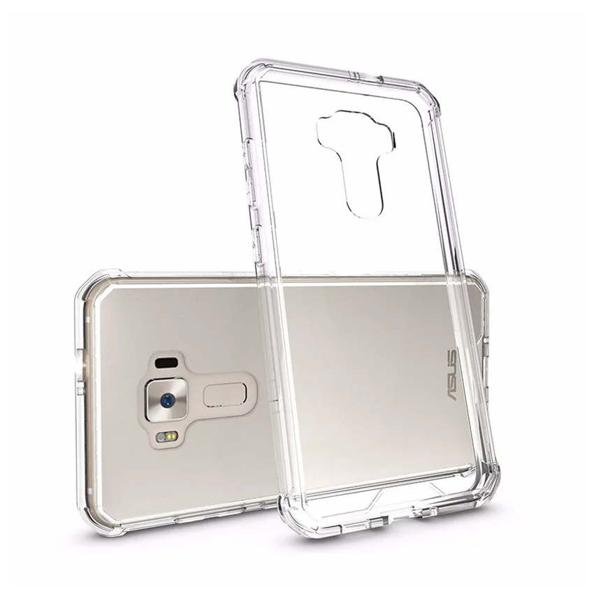

Slim Hybrid Shockproof Cover For Asus Zenfone 3 ZE550KL ZE552KL 5.5"Air Cushion Frame Case Amor Protective Phone Bag Shell Mask