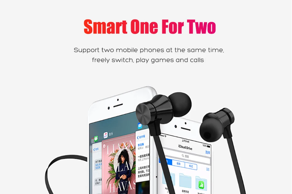 Wireless Headphone Bluetooth Earphone Magnetic Headset Neckband Sport Running Bluetooth Earphones For iPhone 7 X Xiaomi Earphone (7)