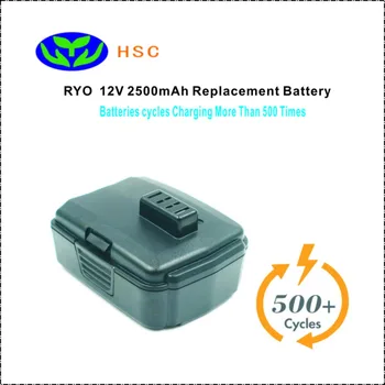 

2500mAh 18650 Battery Pack RYO12B Li-ion Battery 12V Replacement Ryobi 130503001 130503005 BPL-1220 CB120L Original Battery