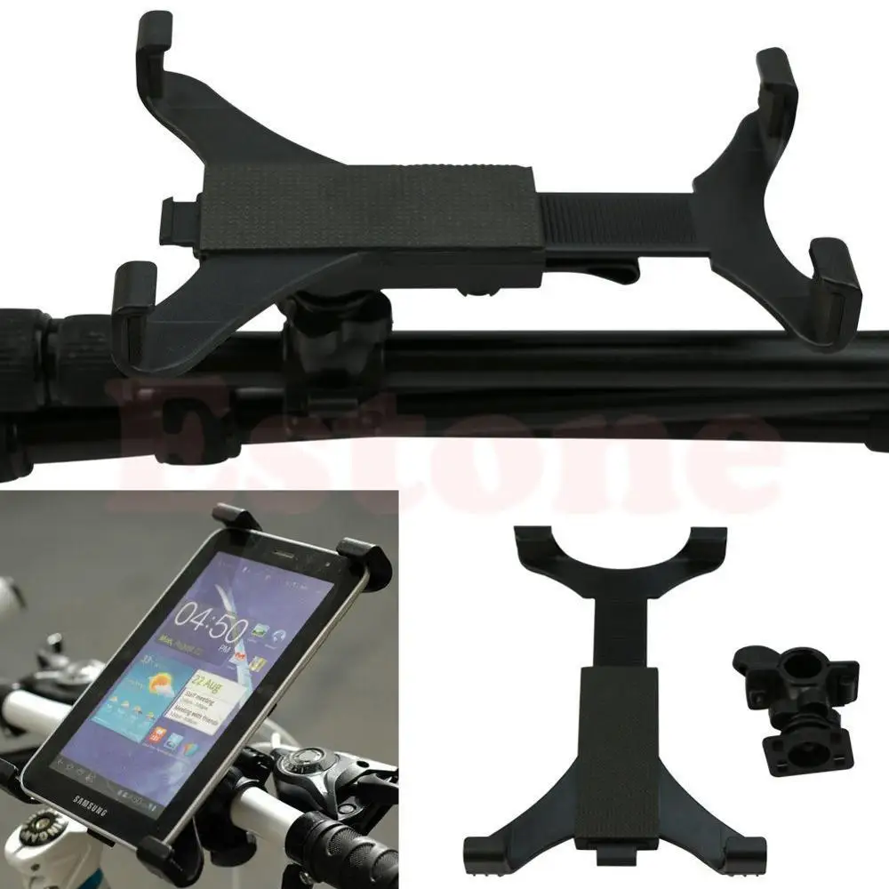 Portable Bicycle Bike Motorcycle Car Handlebar Mount Holder For iPad Tablet PC Stands Map Satnav