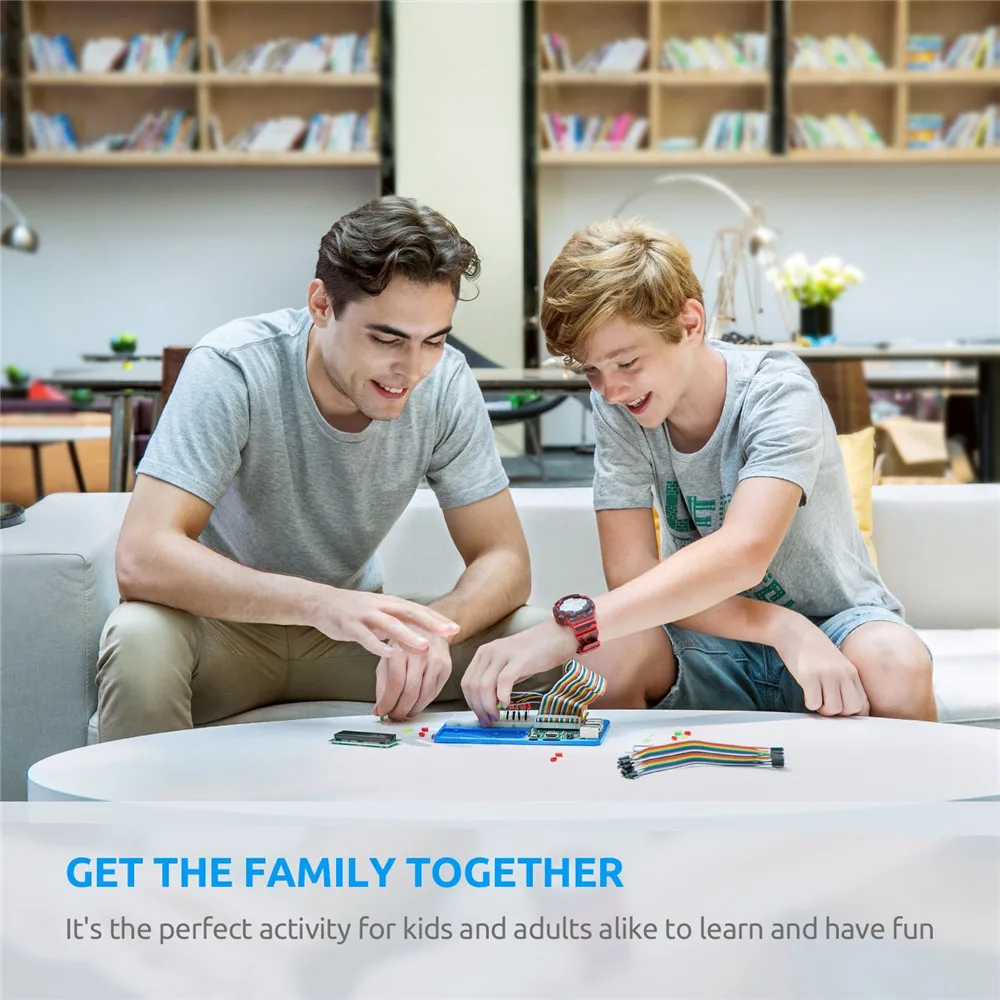 SunFounder Super Starter Learning Kit for Raspberry Pi 3 Model B+Plus Kit for Rpi 3 2 1 B+ A Zero With instruction Book