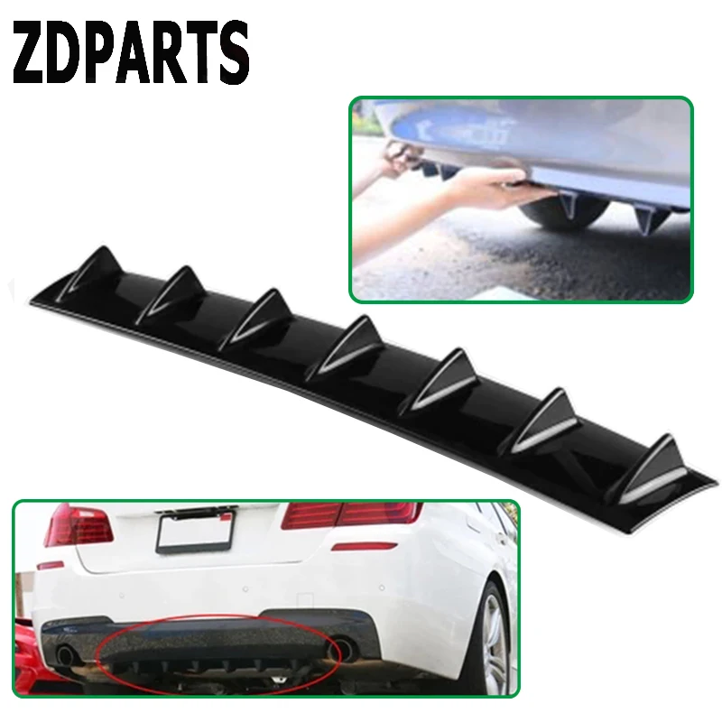 ZDPARTS автомобильный Акулий плавник 7 крыльев бампер Стикеры для спойлера ДЛЯ Renault