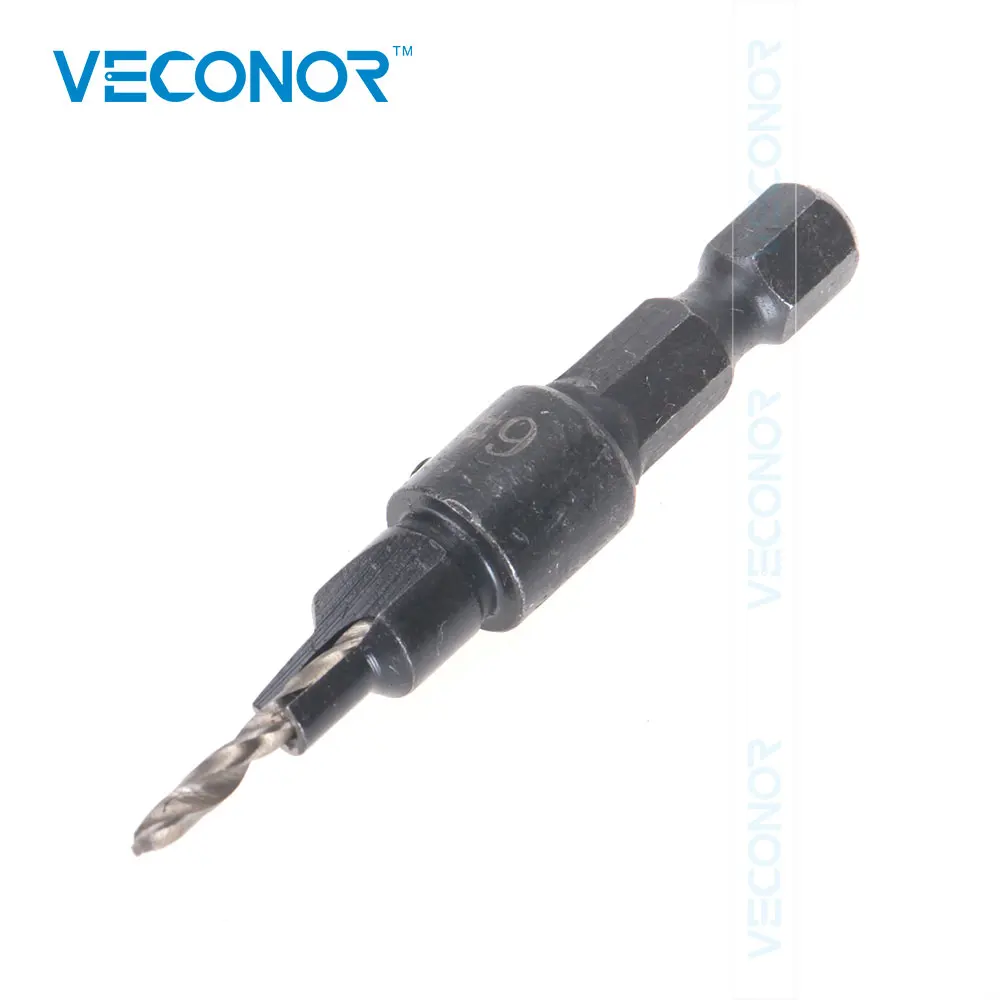 5PCS #5 #6 #8 #10 #12 Countersink Drill Woodworking Drill Bit Set Drilling Pilot Holes High Quality For Screw Sizes 5PCS #5 #6 #8 #10 #12 Countersink Drill Woodworking Drill Bit Set Drilling Pilot Holes High Quality For Screw Sizes