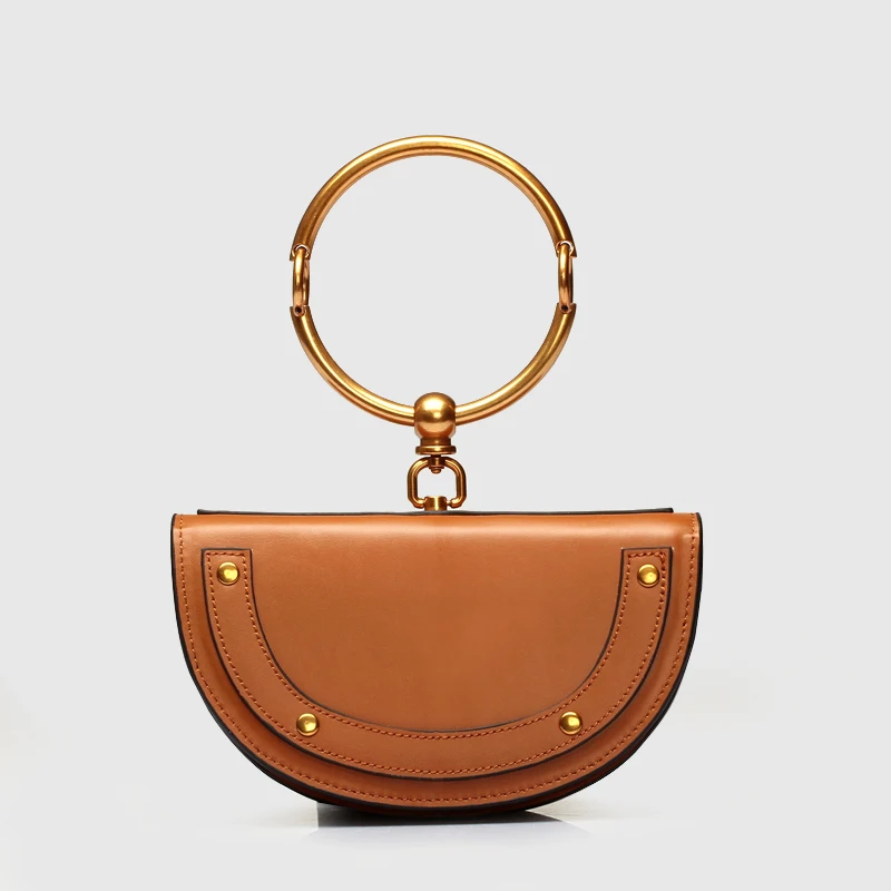 

Crossbody Bag For Women Circle Handbags Women Bags Designer 2019 Fashion Ring Half Moon Messenger Shoulder Bags