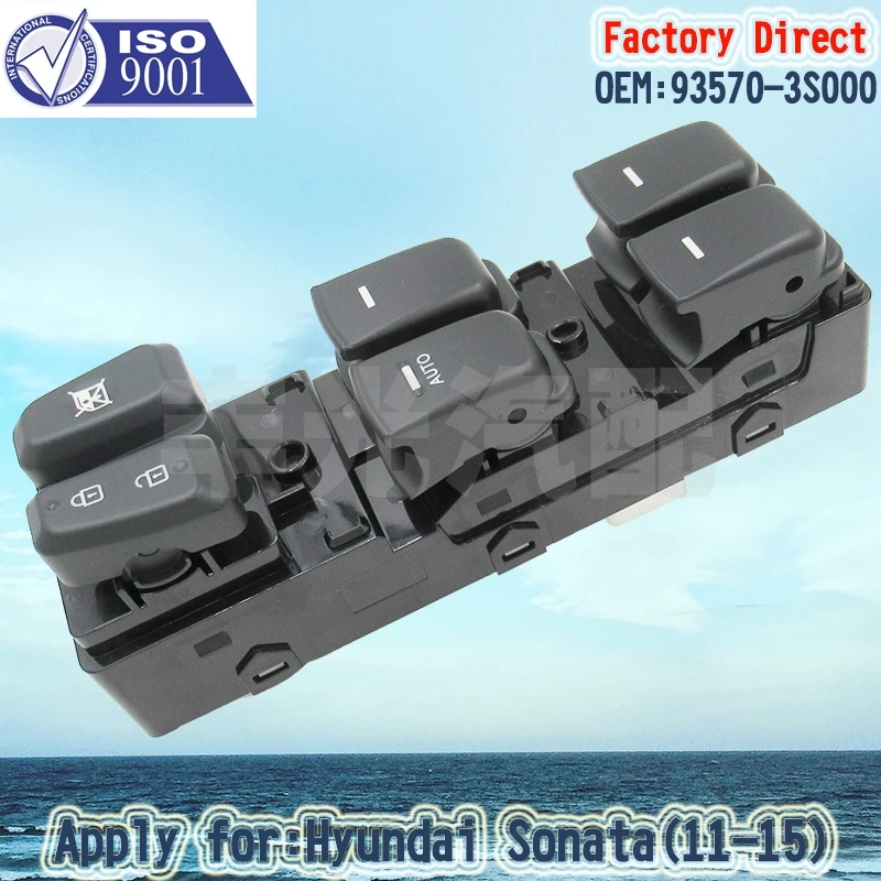 Factory Direct Driver Side Master Auto Power Window Switch 93570 3S000