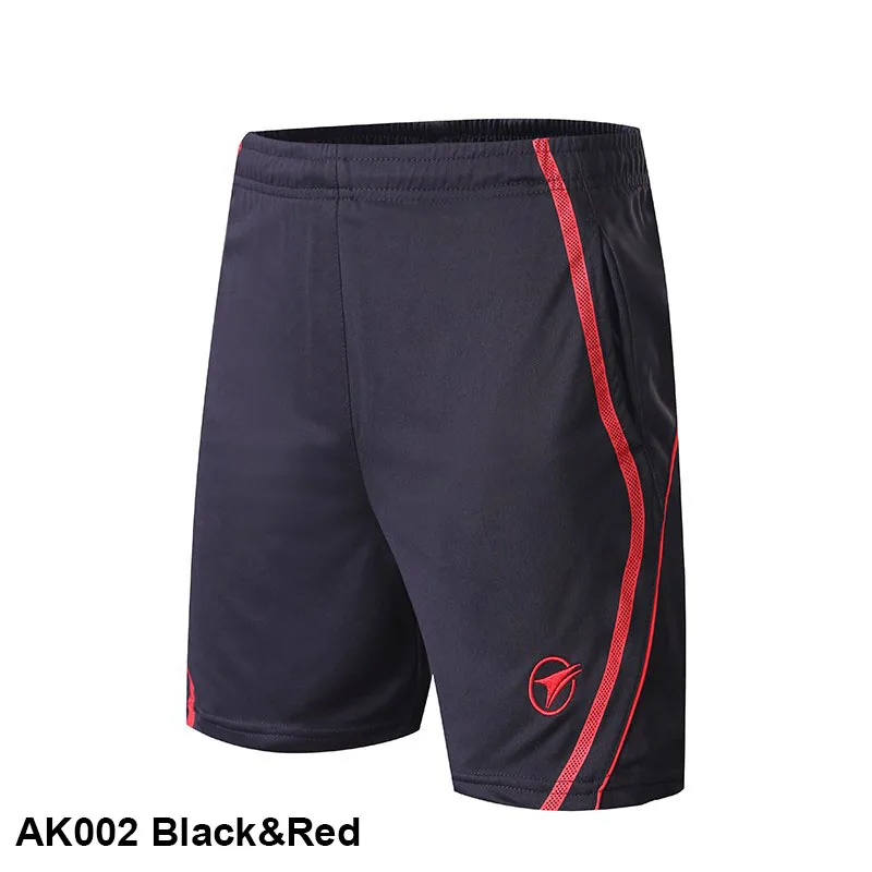 Для мужчин спортивные шорты для бега новая быстросохнущая Для женщин теннис для бадминтона и настольного тенниса шорты, бег, фитнес, тренажерный зал шорты - Цвет: Ak002 red