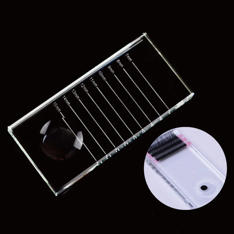 

Lash Extension Supplies Lashes Holder Crystal False Eyelashe Pallet Stand Pad Fake Lashes Essential Tool for Eye Makeup