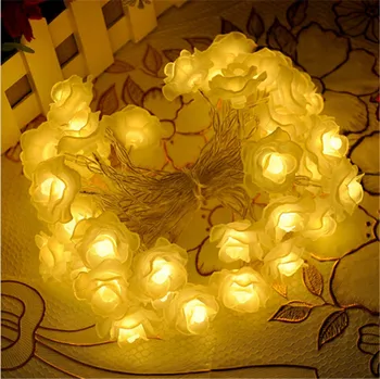 

10pcs/lot 10M 100 LEDs Rose Waterproof Outdoor Multicolor LED String lights Christmas Lights Holiday Wedding Party Decotation