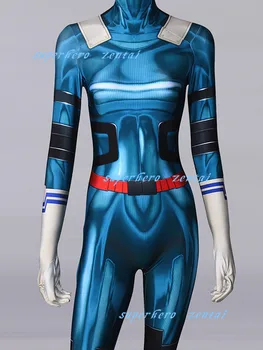 

Boku no Hero Academia Deku Izuku Midoriya Costume 3D Print Anime My Hero Academia Cosplay Zentai Bodysuit Halloween Jumpsuit