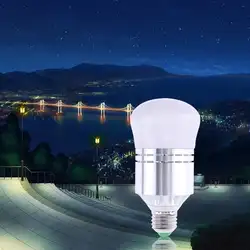 12 Вт E27 напольный Сенсор лампочки авто светло-контроль светодиодные лампы автоматический датчик движения энергосберегающие светодиодные