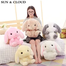 SUN CLOUD 1 Pcs Cute Plush Rabbit Backpack Kawaii Bunny Backpack Stuffed Rabbit Toy Children School