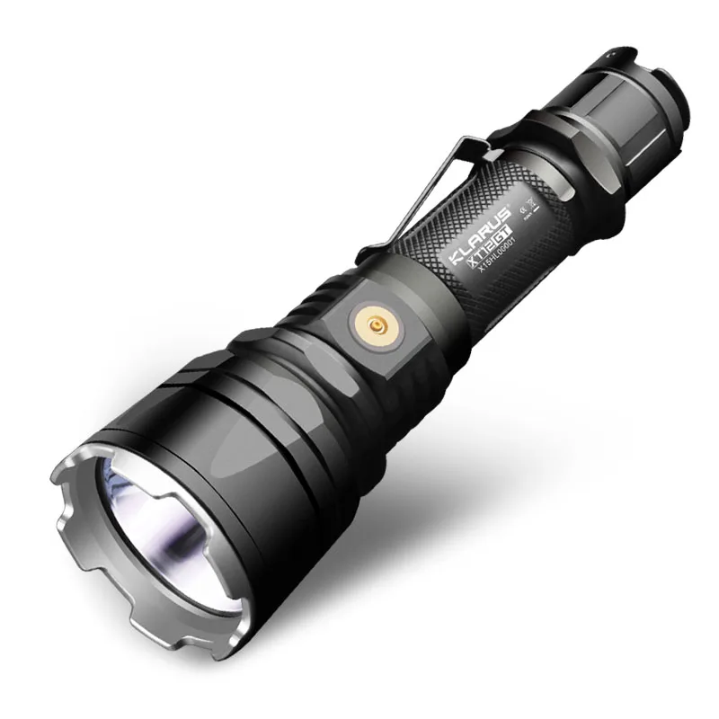 Тактический фонарь KLARUS XT12GT CREE XHP35 HI D4 Магнитный зарядный с аккумулятором 18650 3600