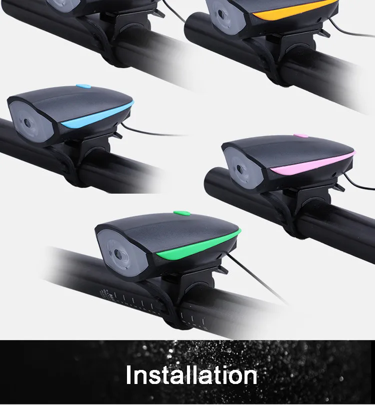 Waterproof Bicycle Light  Sounds Trumpet (9)
