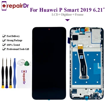 

5PCS For Huawei P Smart 2019 LCD Display Touch Screen Digitizer Assembly With Frame Tested For Huawei P Smart 2019/Enjoy 9S Lcd