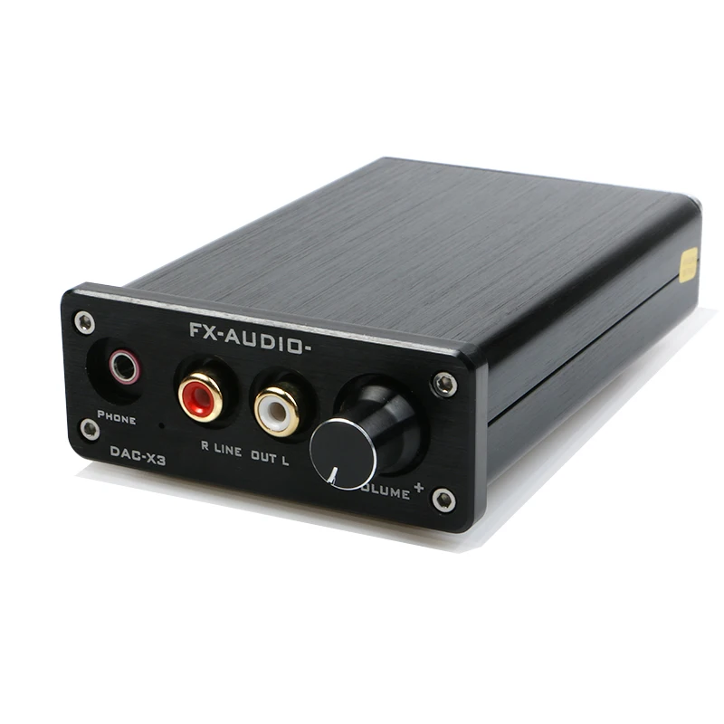 FX AUDIO DAC X3 Fiber Coaxial USB Decoder 24BIT 192Khz USB DAC Headphone 192khz Decoder audio